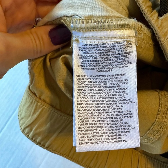 NEW North Face Mens Ripstop Cargo Shorts Sz Small Khaki - Picture 6 of 10